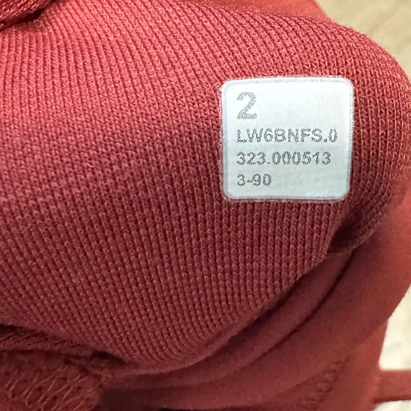 Lululemon Wunder Train High-Rise Crop 23" Terra Orange Size 2 - Picture 9 of 9